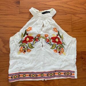 Floral Halter Top
